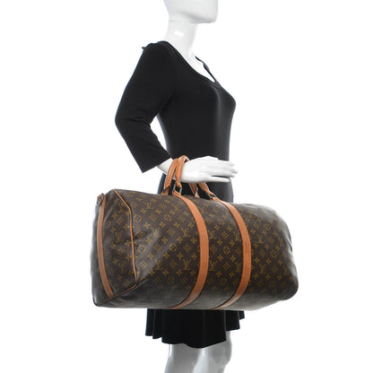 Louis Vuitton Monogram Keepall Bandouliere 50 2 of 30