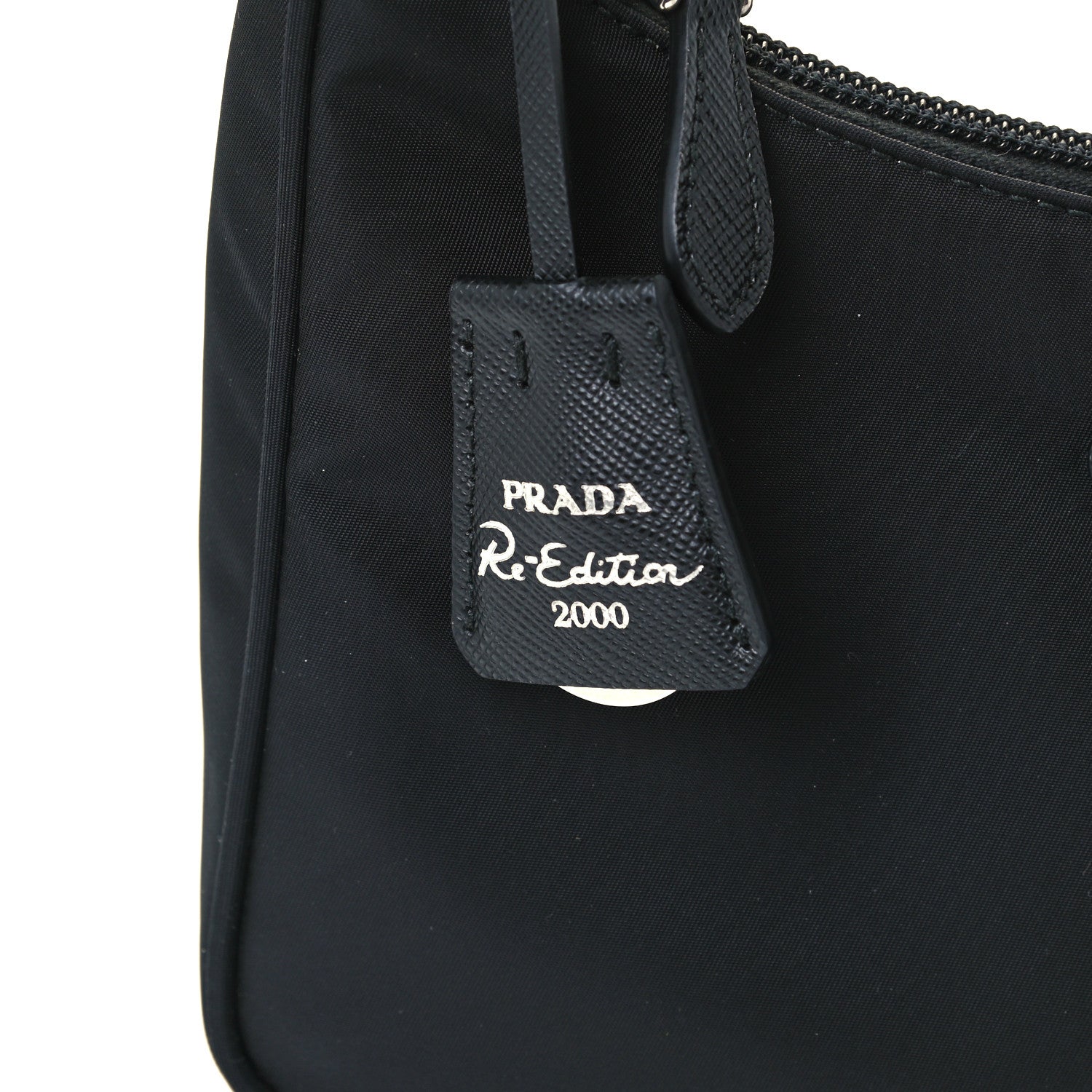 Prada Tessuto Nylon Mini Re-Edition 2000 Bag Black 9 of 13