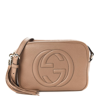 Gucci Pebbled Calfskin Small Soho Disco Bag Camelia 1 of 10