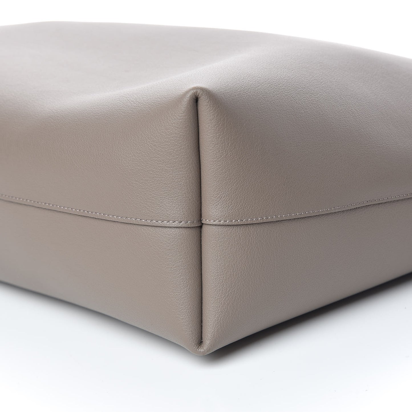 Calfskin Large Shopping Tote Taupe