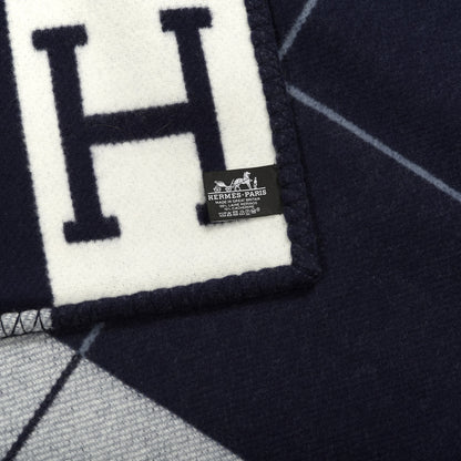 Hermes Wool Cashmere Avalon III Blanket Caban Ecru 2 of 2