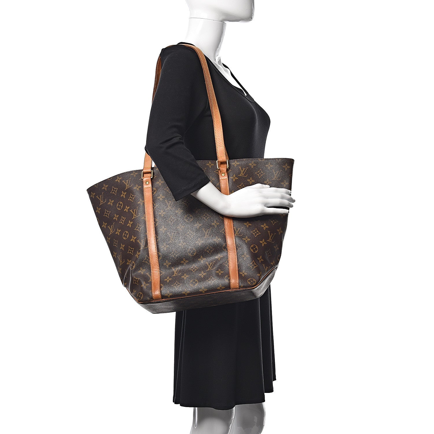 Louis Vuitton Monogram Sac Shopping Tote 2 of 10