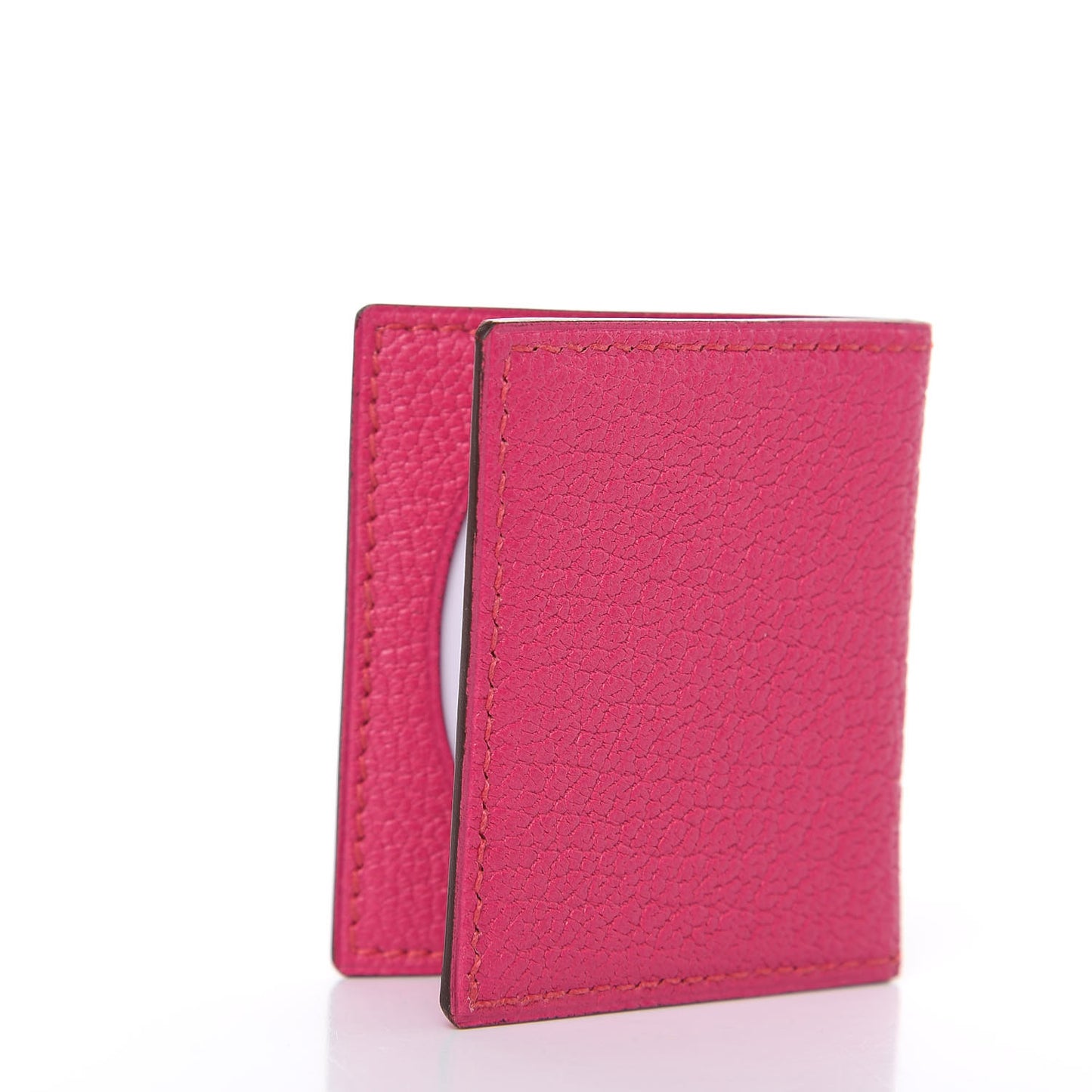 Chevre Mysore Photo Frame Wallet Rose Shocking