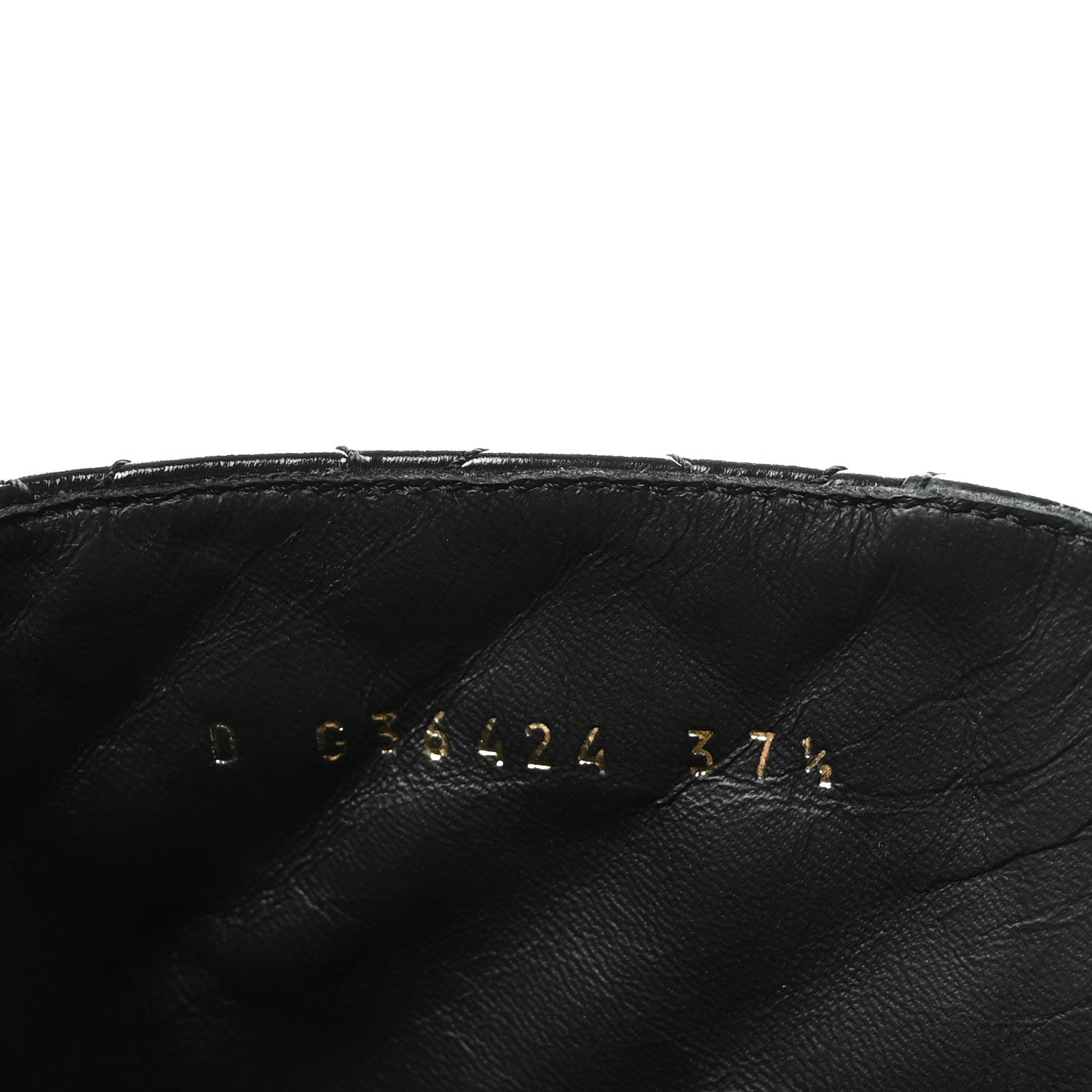 Chanel Shiny Calfskin Quilted Lace Up Combat Boots 37.5 Black 17 of 20