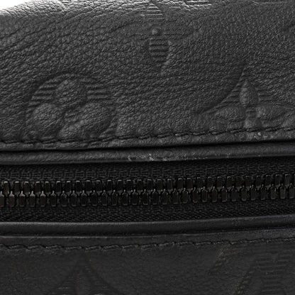 Louis Vuitton Calfskin Monogram Shadow Discovery Bumbag Black 12 of 12