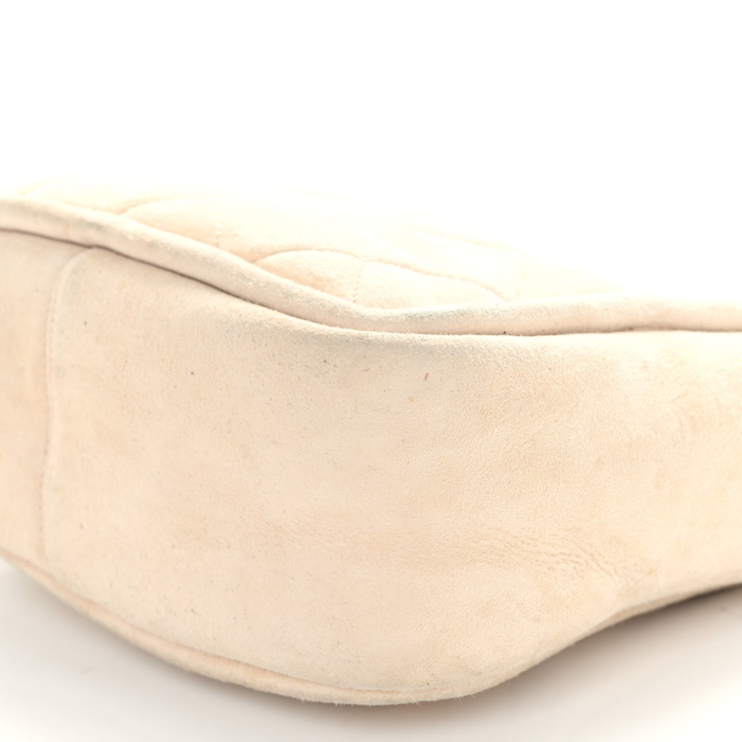 Shearling Quilted Mademoiselle Tote Beige