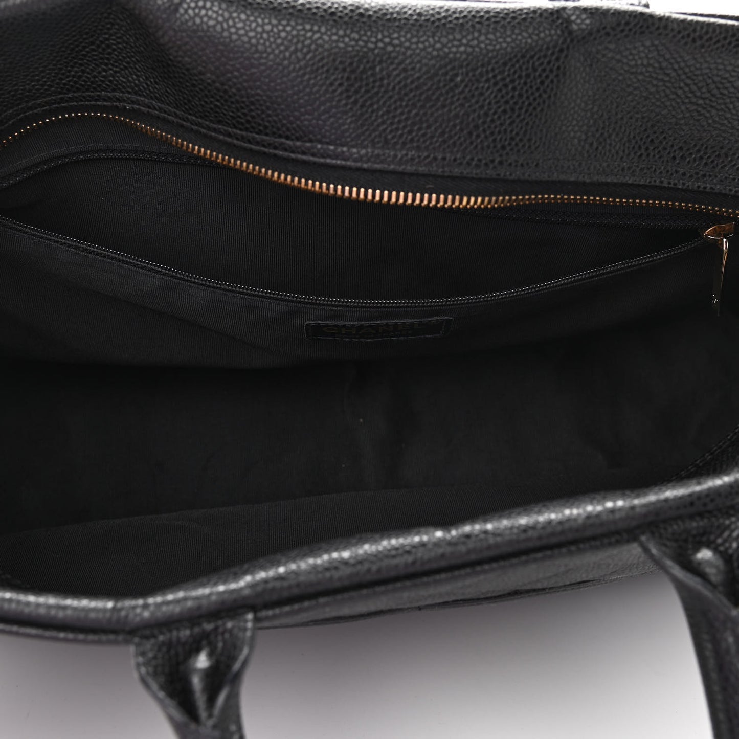 Caviar Quilted Large Bowler Black