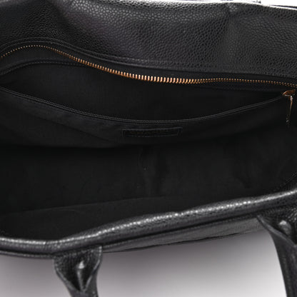 Chanel Caviar Quilted Large Bowler Black 5 of 10