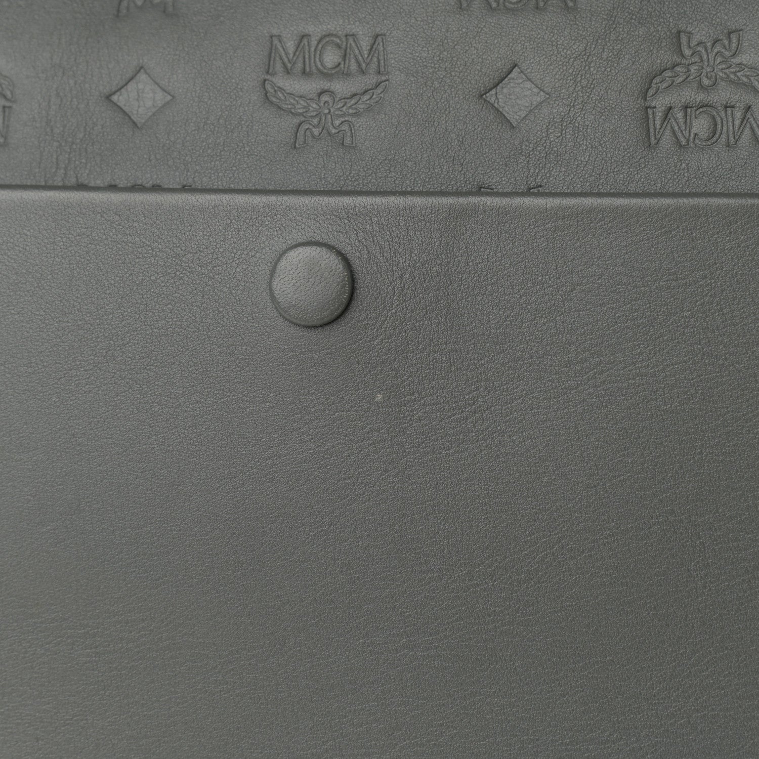 MCM Calfskin Ottomar Monogram Large Klara Hobo Grey 14 of 17