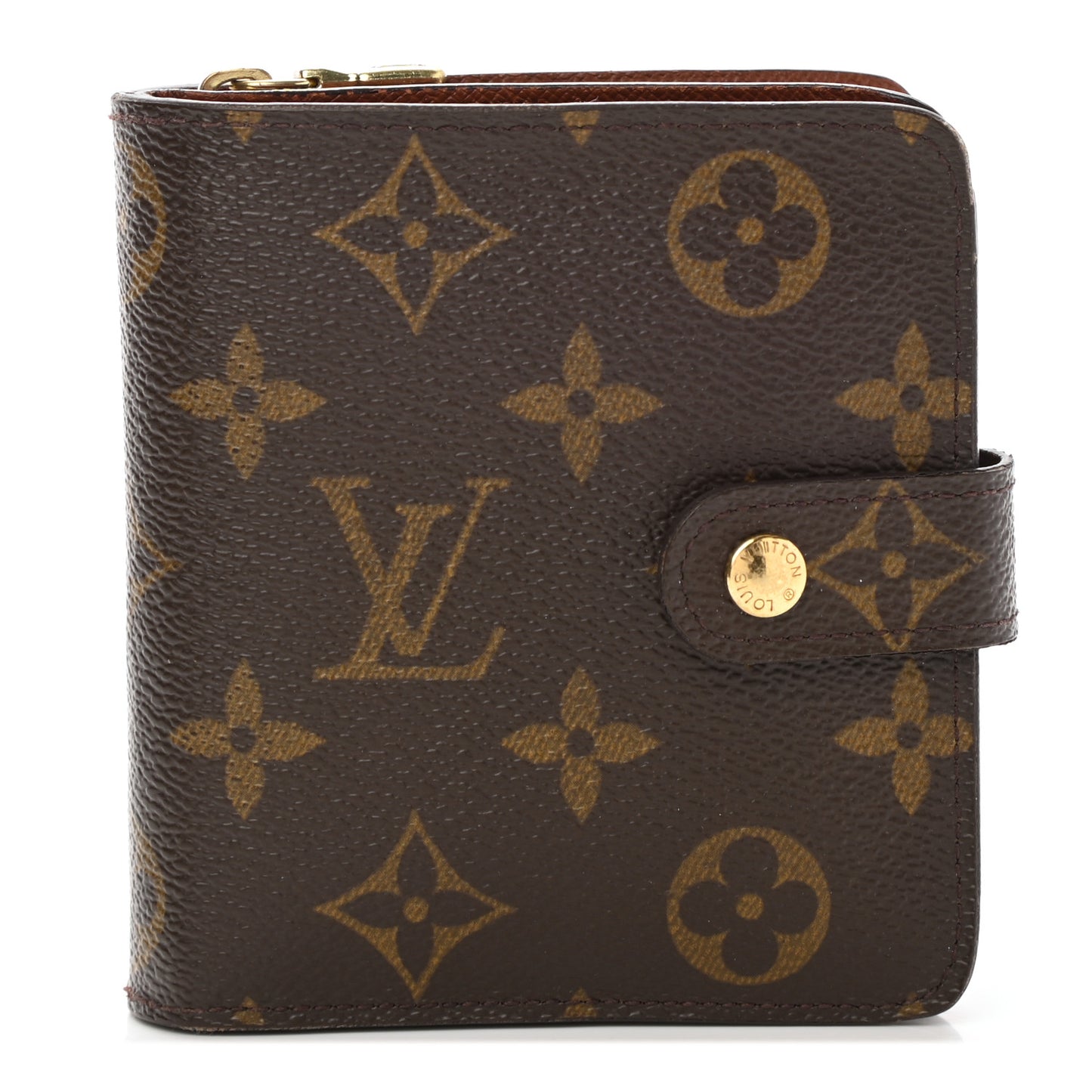 Monogram Compact Zippe Zipped Wallet