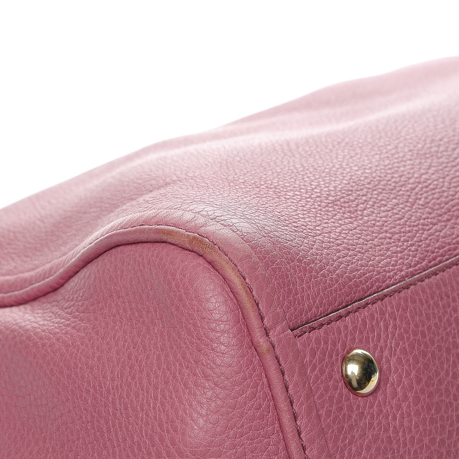 Gucci Pebbled Calfskin Medium Soho Shoulder Bag Fresia Rose 5 of 15