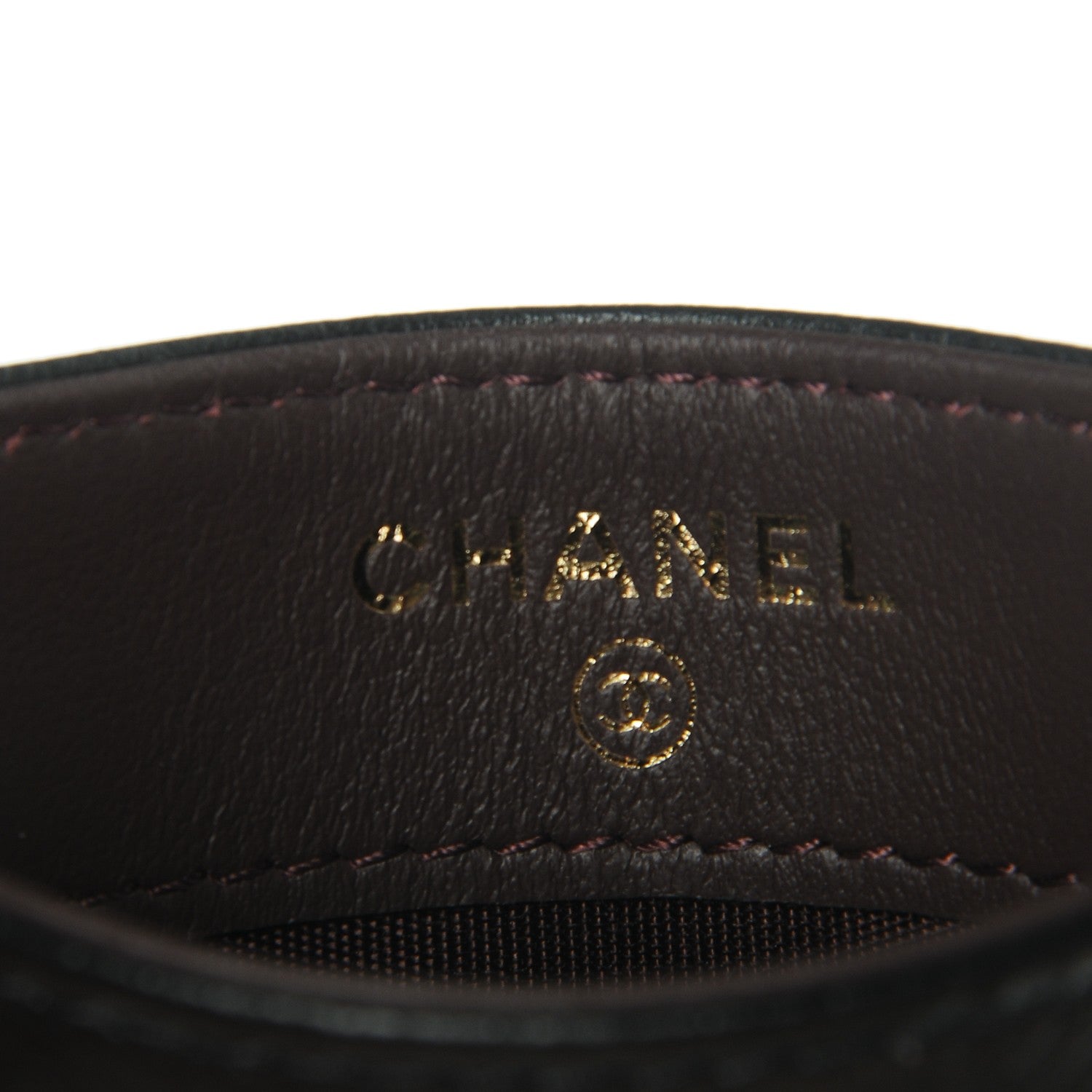 Chanel Calfskin CC Card Holder Black 6 of 8