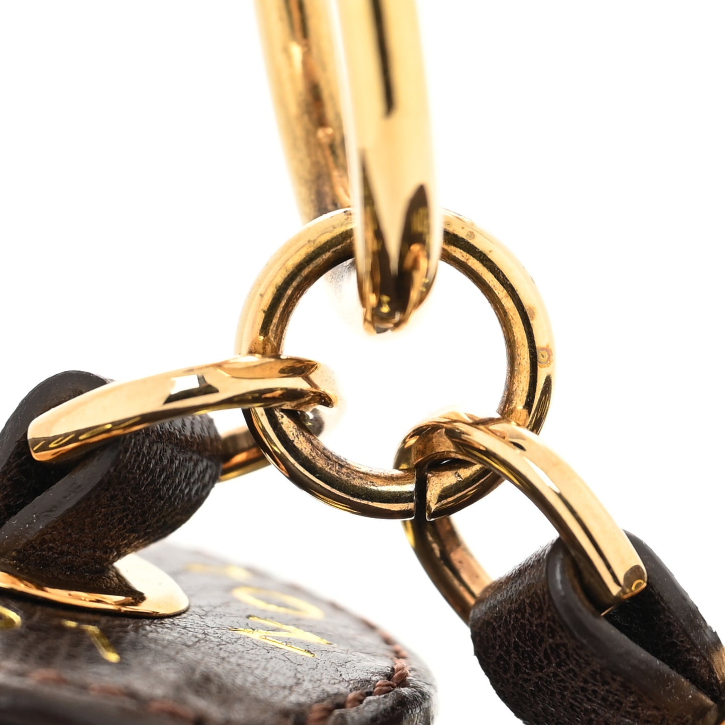 Calfskin Circus Bag Charm Marron