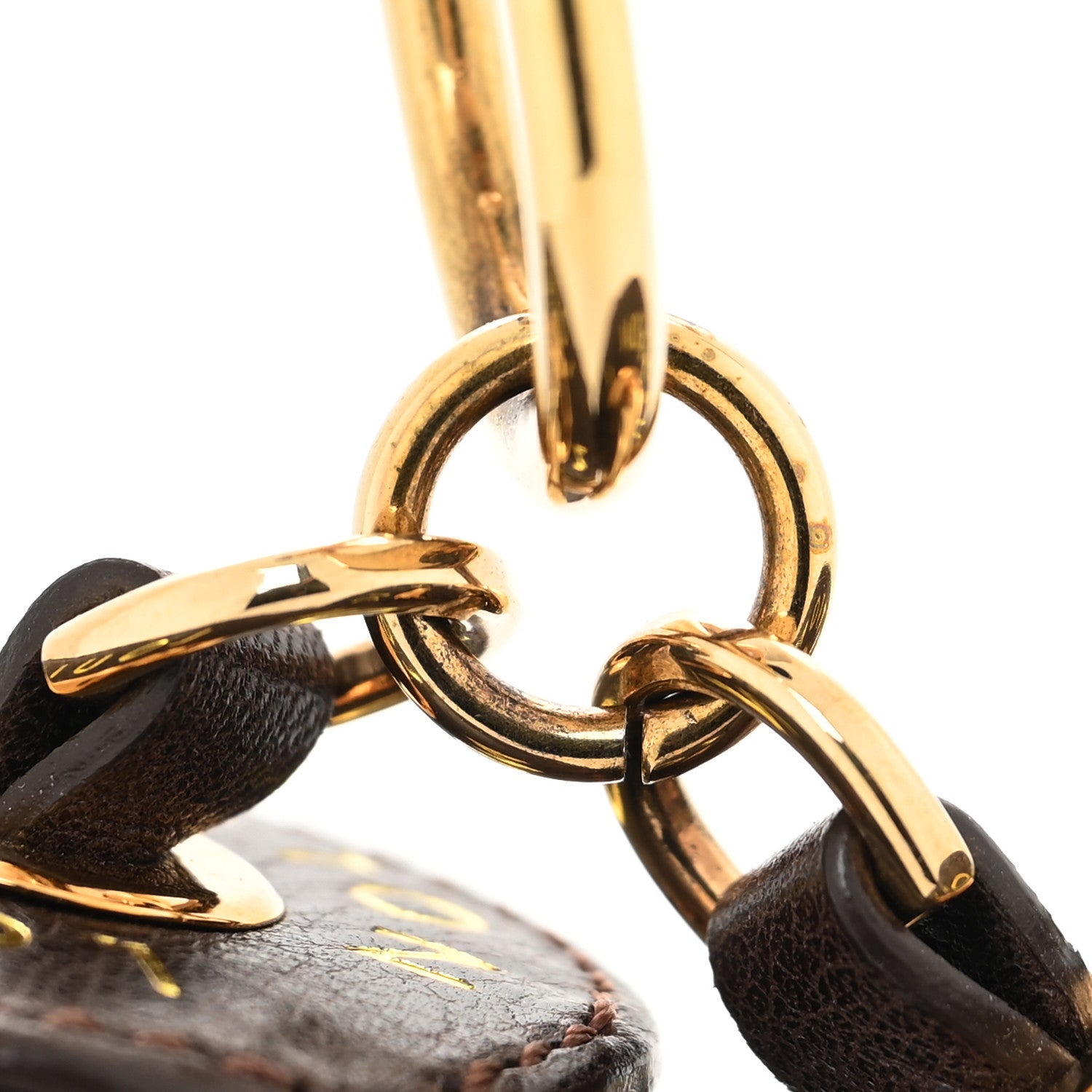 Louis Vuitton Calfskin Circus Bag Charm Marron 4 of 4