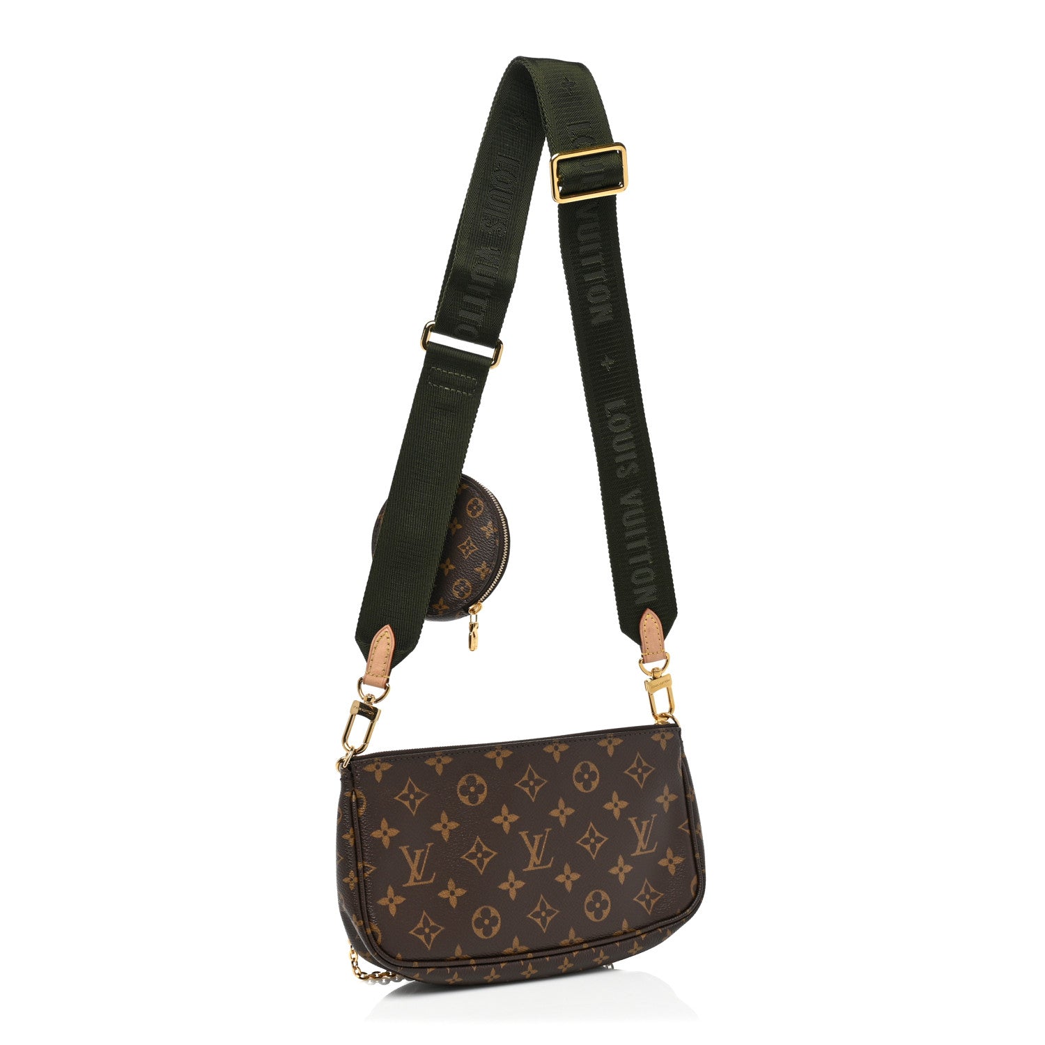 Louis Vuitton Monogram Multi Pochette Accessories Kaki 3 of 10