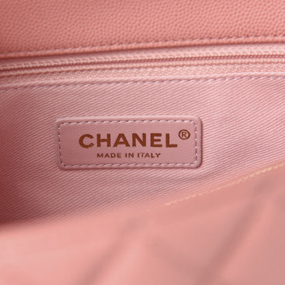 Chanel Caviar Quilted Small Coco Handle Flap Light Pink 8 of 10