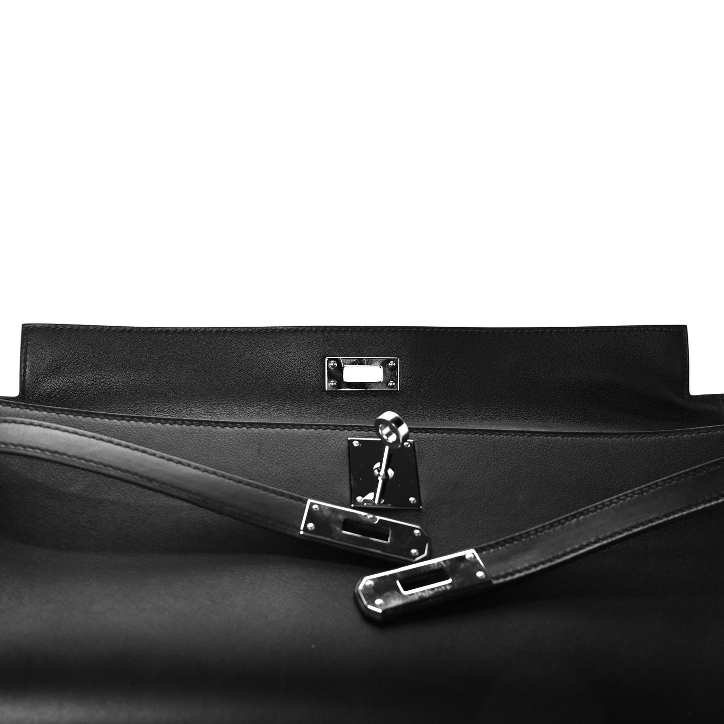 Swift Kelly Cut Clutch Pochette Black