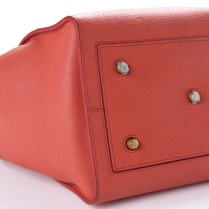Celine Crisped Calfskin Large Tie Knot Tote Red 8 of 14