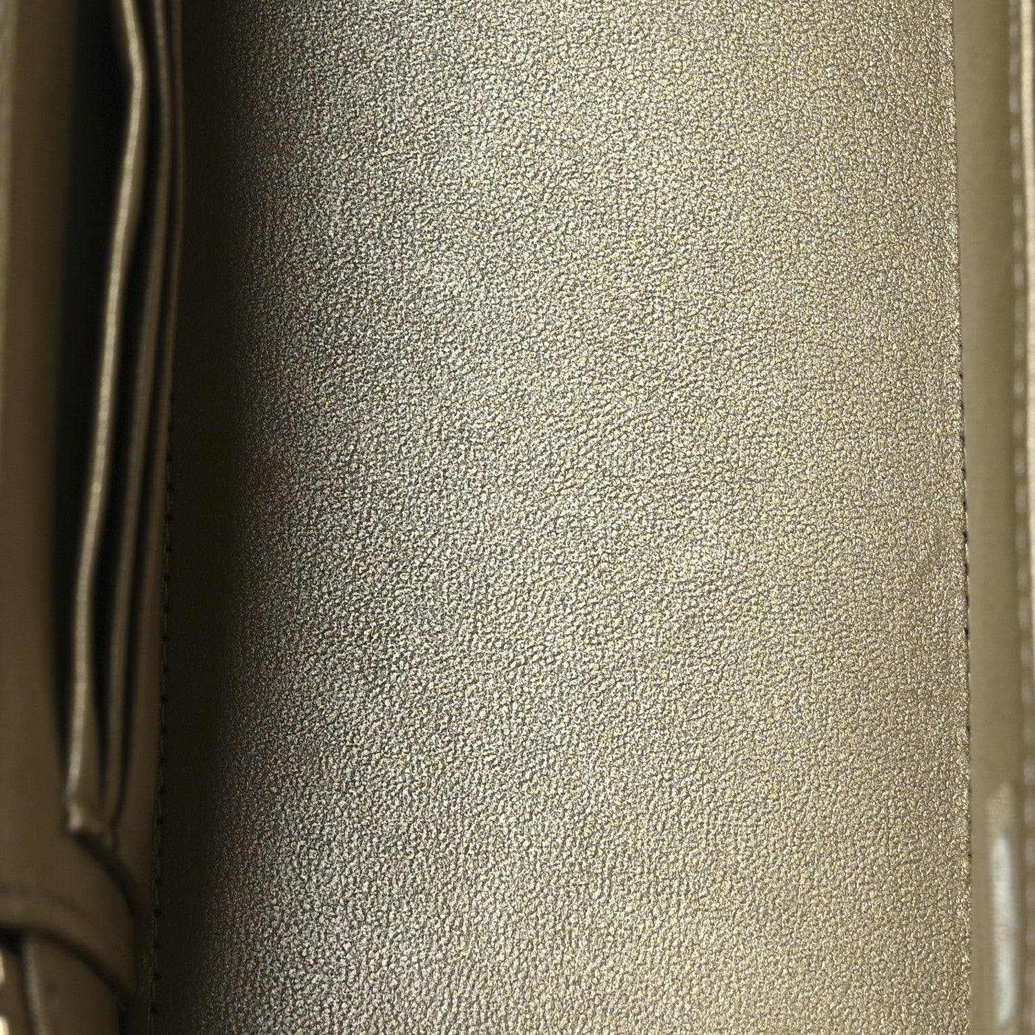 Chanel Metallic Lambskin Quilted Small CC Dynasty Vanity Case With Chain Gold 6 of 11