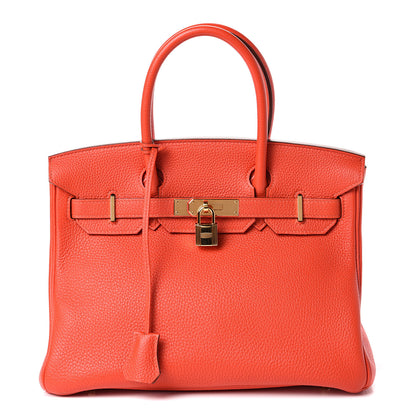 Hermes Togo Birkin 30 Capucine 1 of 15