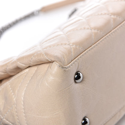 Chanel Glazed Calfskin Quilted Medium Lady Pearly Flap Light Beige 10 of 12