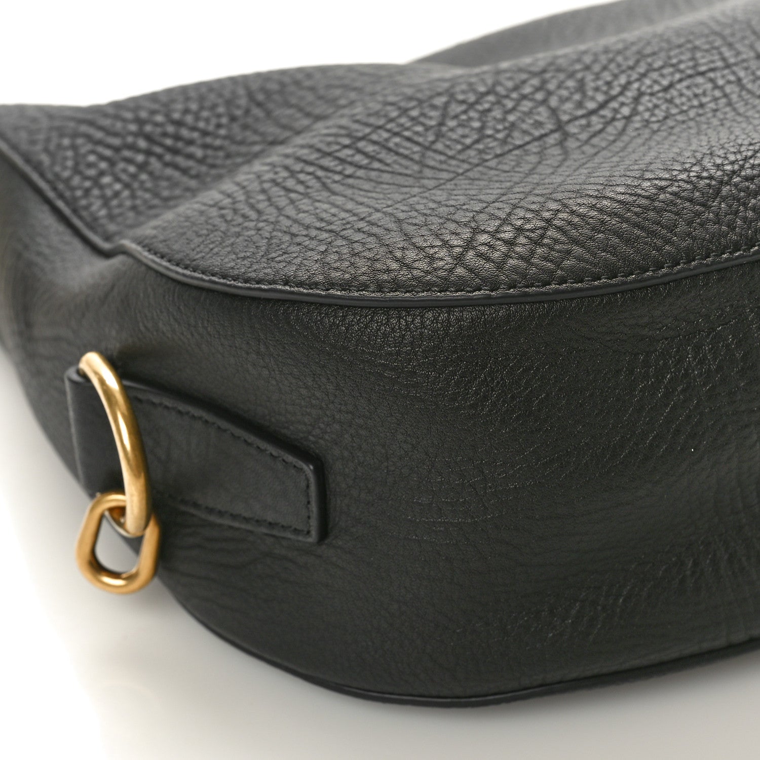 Burberry Grainy Calfskin Small Knight Bag Black 9 of 14