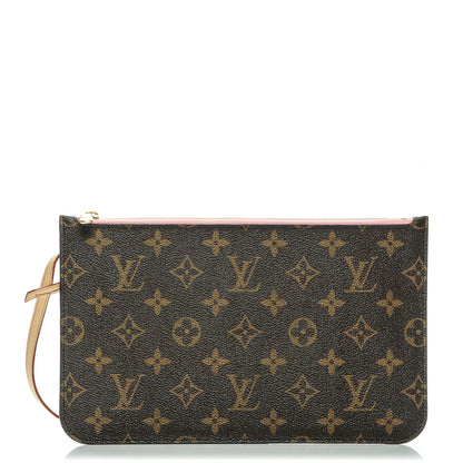 Louis Vuitton Monogram Neverfull MM GM Pochette Sugar Pink 1 of 6