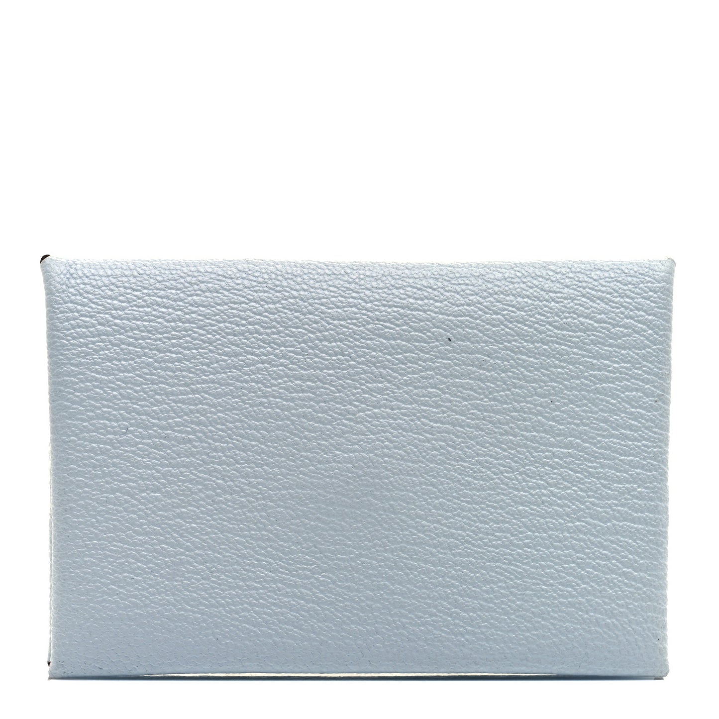 Chevre Mysore Verso Calvi Card Case Bleu Brume Brique