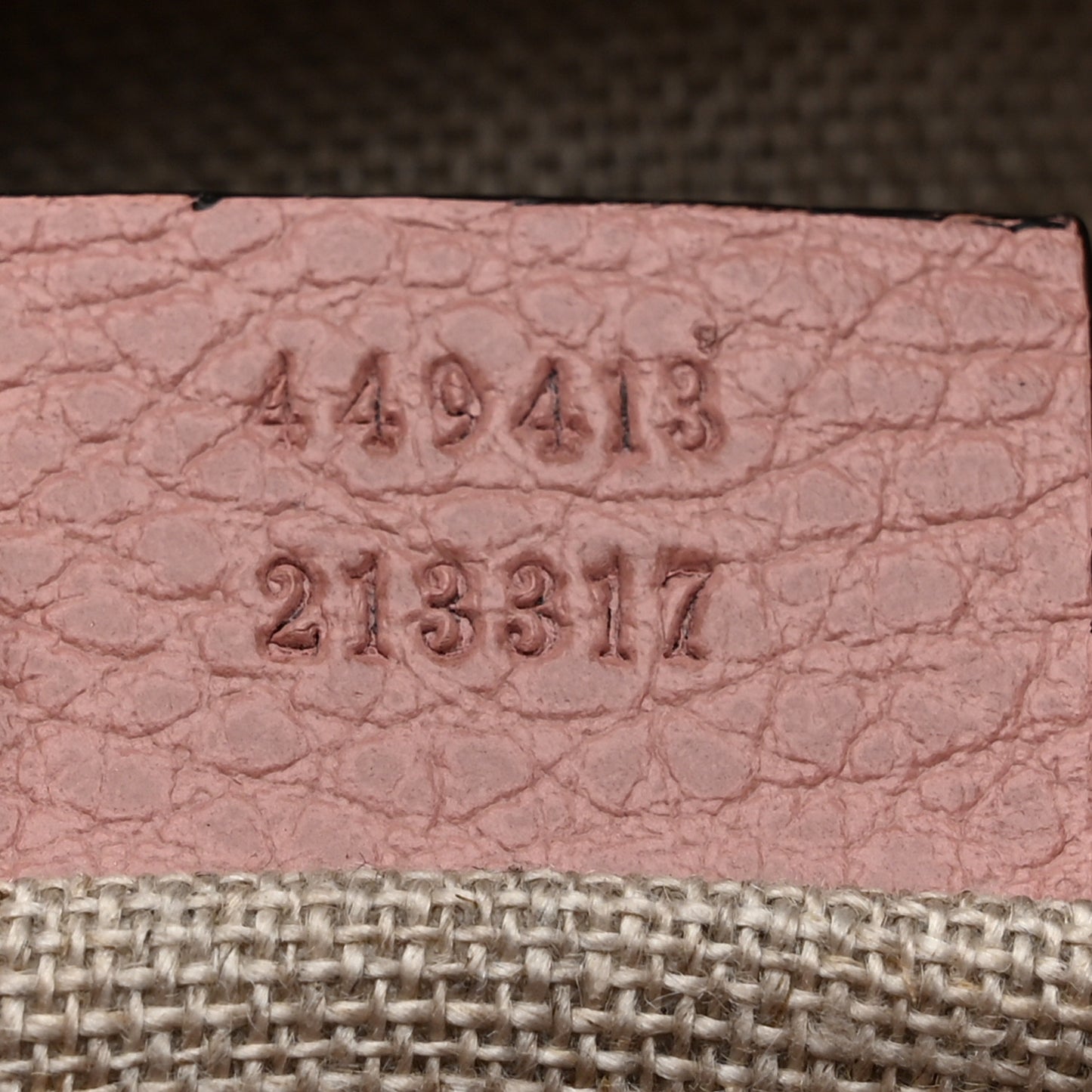 Monogram Mini Bree Messenger Bag Beige Soft Pink