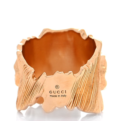 Gucci Metal Crystal GG Ring S Red 4 of 4