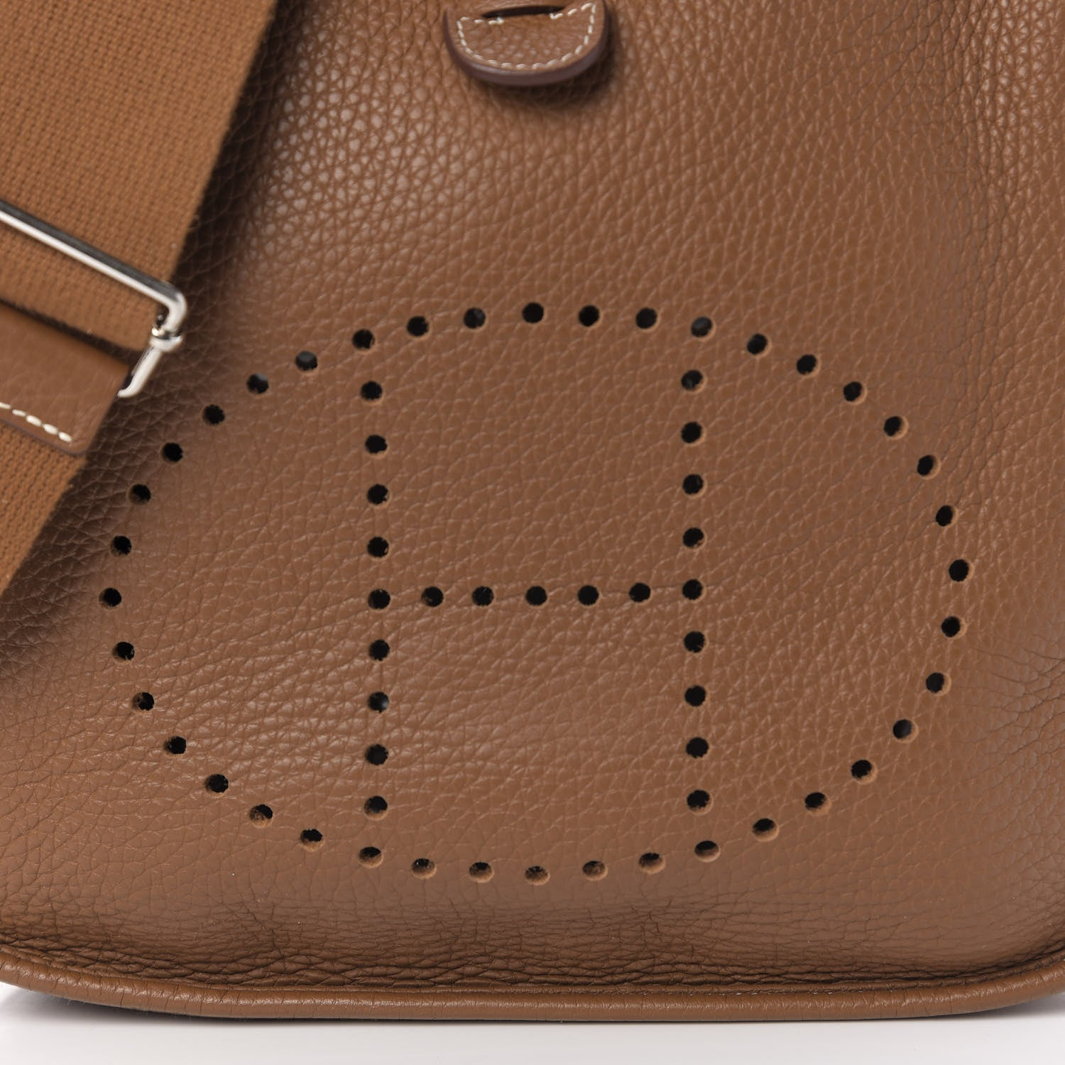 Hermes Taurillon Clemence Evelyne III PM Gold 11 of 11