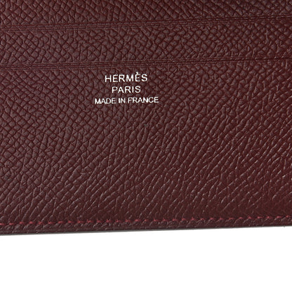 Hermes Epsom MC2 Copernic Compact Wallet Rouge H 5 of 5