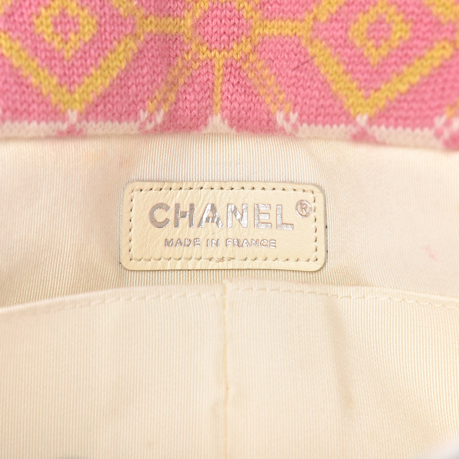 Chanel Cashmere Knit Medium Single Flap Multicolor White 6 of 14