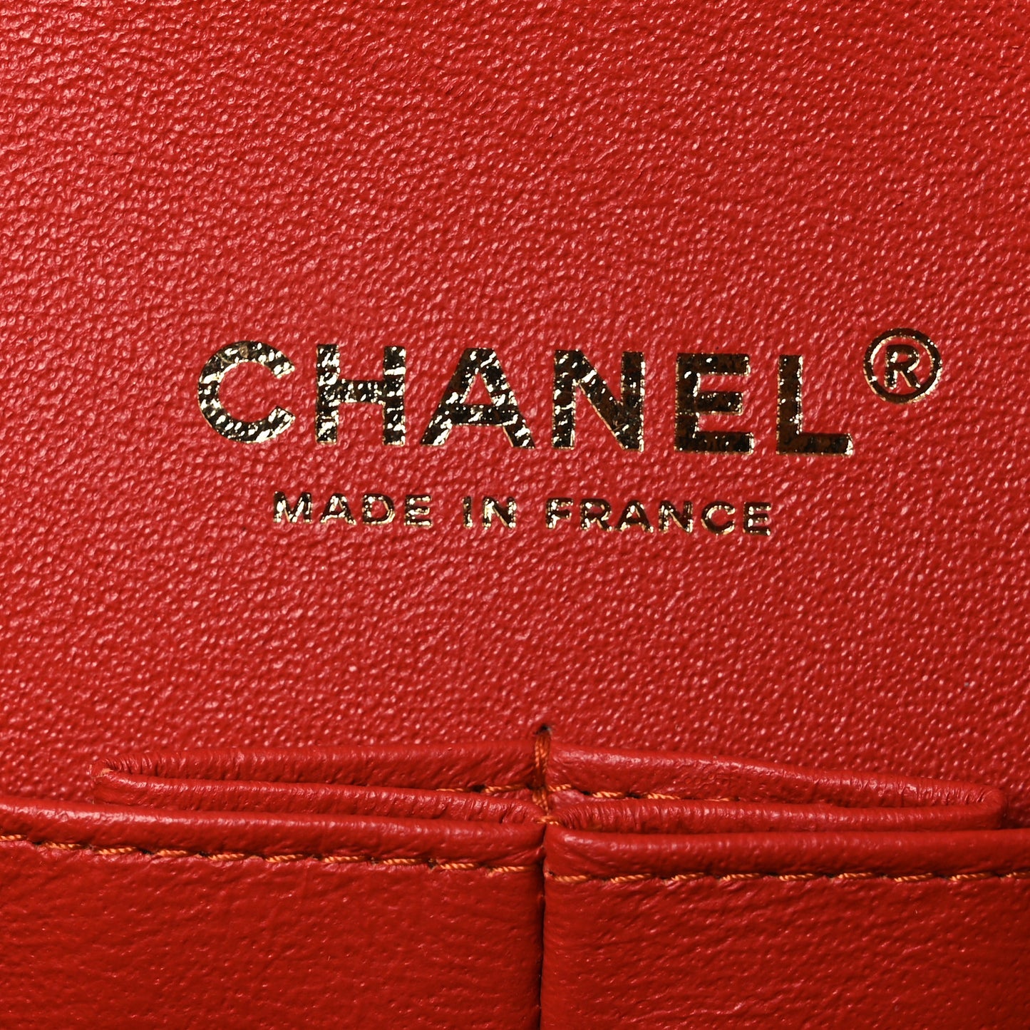 Caviar Quilted Medium Double Flap Light Red