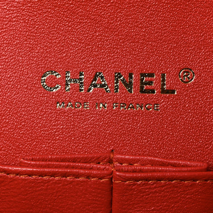 Chanel Caviar Quilted Medium Double Flap Light Red 6 of 12