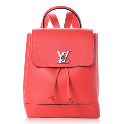 Louis Vuitton Soft Calfskin Lockme Backpack Poppy 1 of 7