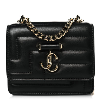 Jimmy Choo Nappa Quilted Varenne Micro Avenue Quad Black 1 of 8