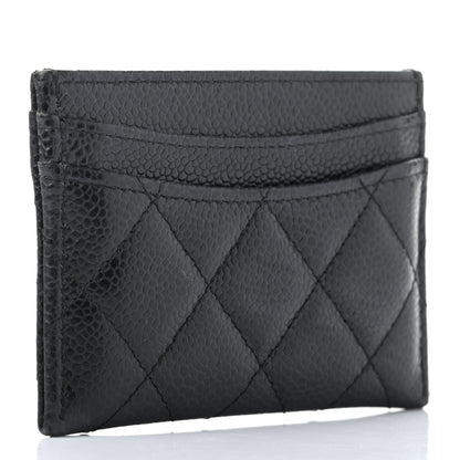 Chanel Caviar Quilted Card Holder Black 3 of 8