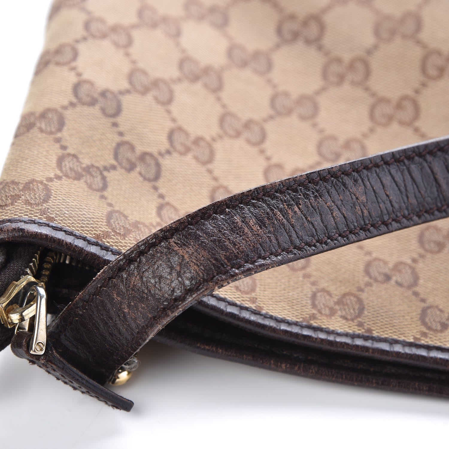 Gucci Monogram Web Jolicoeur Charms Messenger Dark Brown 8 of 8