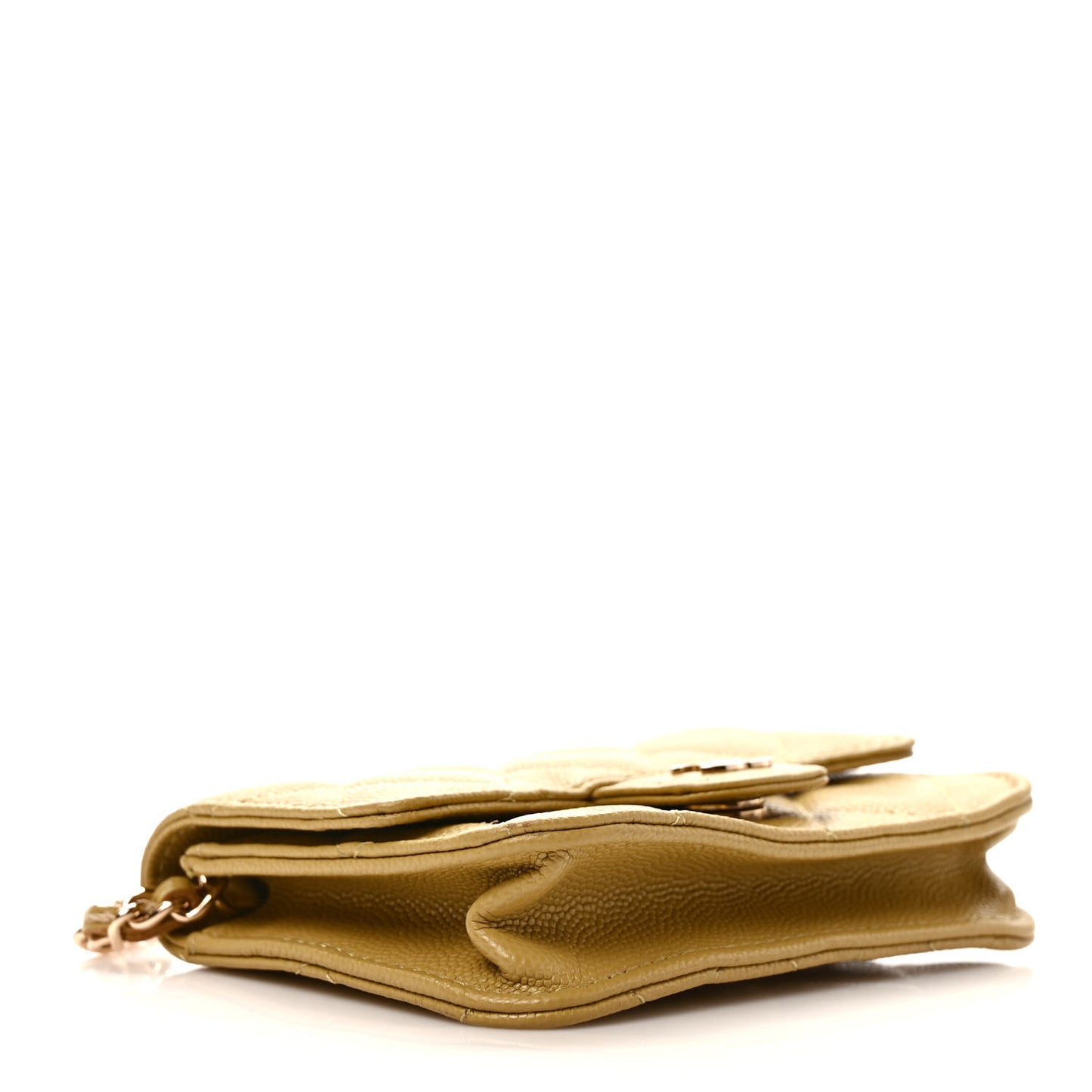 Caviar Quilted Belt Bag Light Green