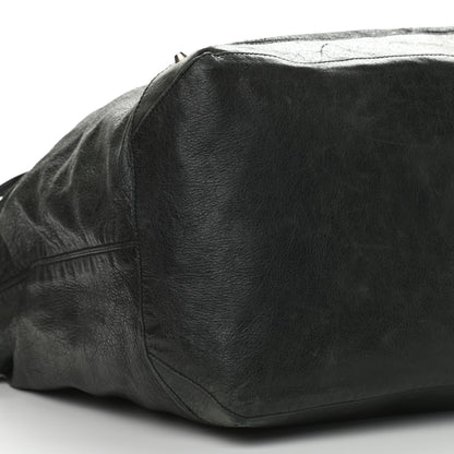 Balenciaga Agneau Classic Silver Hardware Courier XL Hobo Black 7 of 12