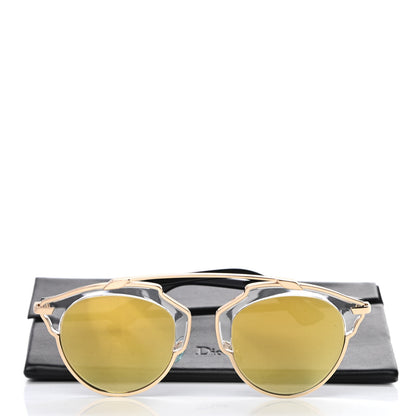 Christian Dior Mirrored So Real Sunglasses Gold 9 of 9