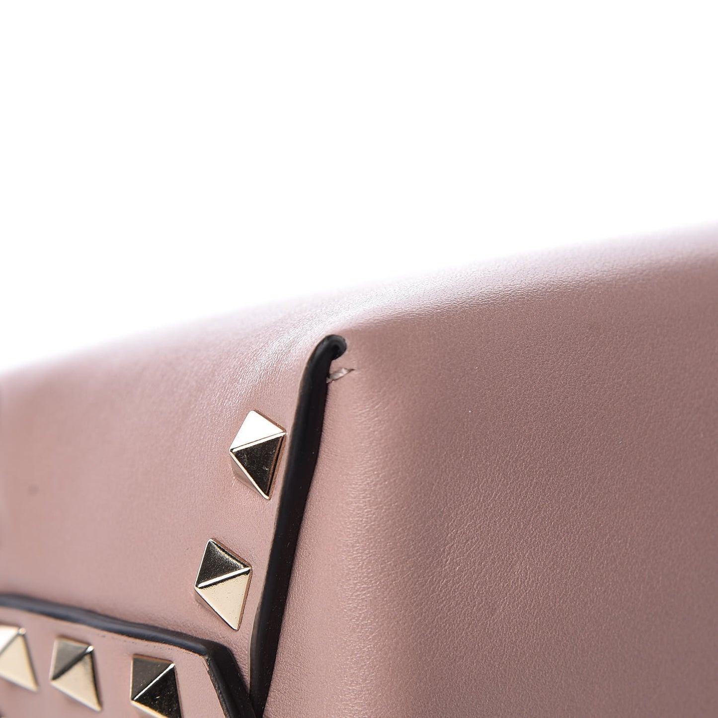 Vitello Mini Rockstud Crossbody Bag Poudre