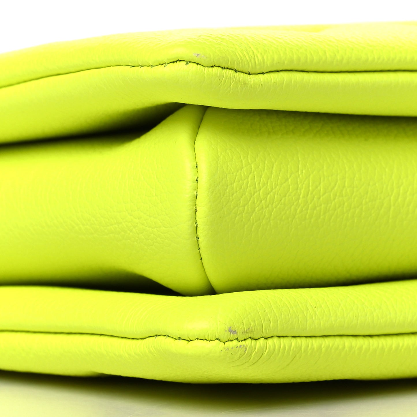 Calfskin Embossed Monogram LV Match Coussin PM Fluorescent Yellow