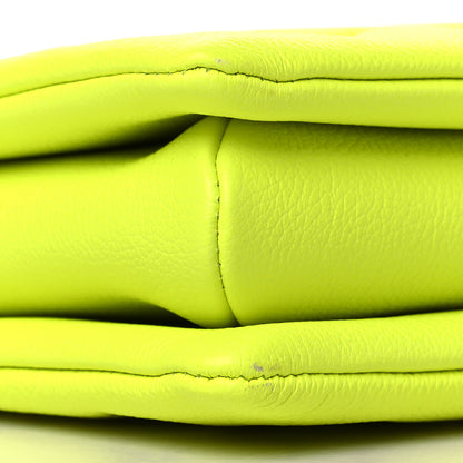 Louis Vuitton Calfskin Embossed Monogram LV Match Coussin PM Fluorescent Yellow 11 of 12