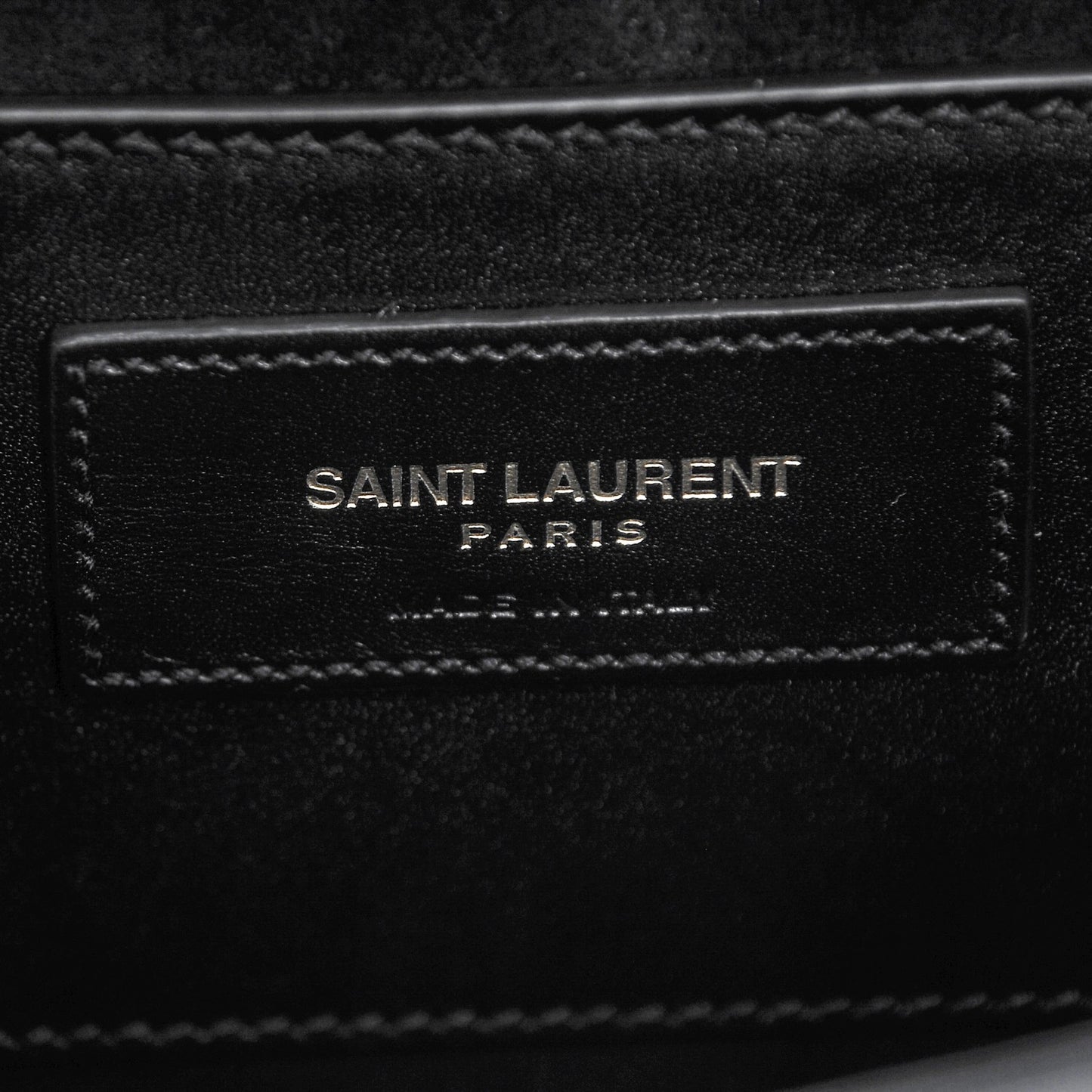 Smooth Calfskin Medium Classic Monogram Kate Tassel Satchel Black