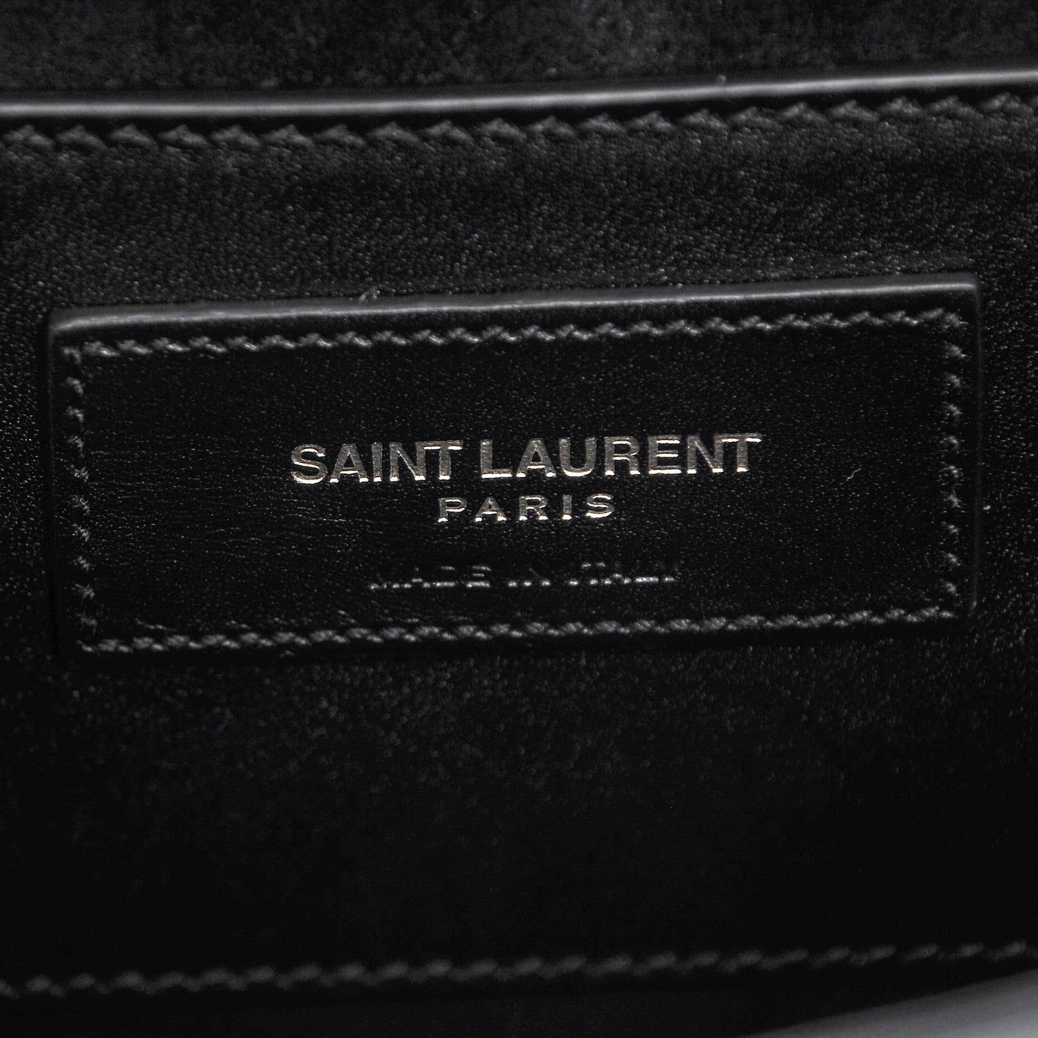 Saint Laurent Smooth Calfskin Medium Classic Monogram Kate Tassel Satchel Black 7 of 7