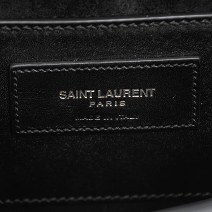 Saint Laurent Smooth Calfskin Medium Classic Monogram Kate Tassel Satchel Black 7 of 7