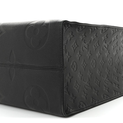 Louis Vuitton Empreinte Monogram Giant Onthego GM Black 9 of 15