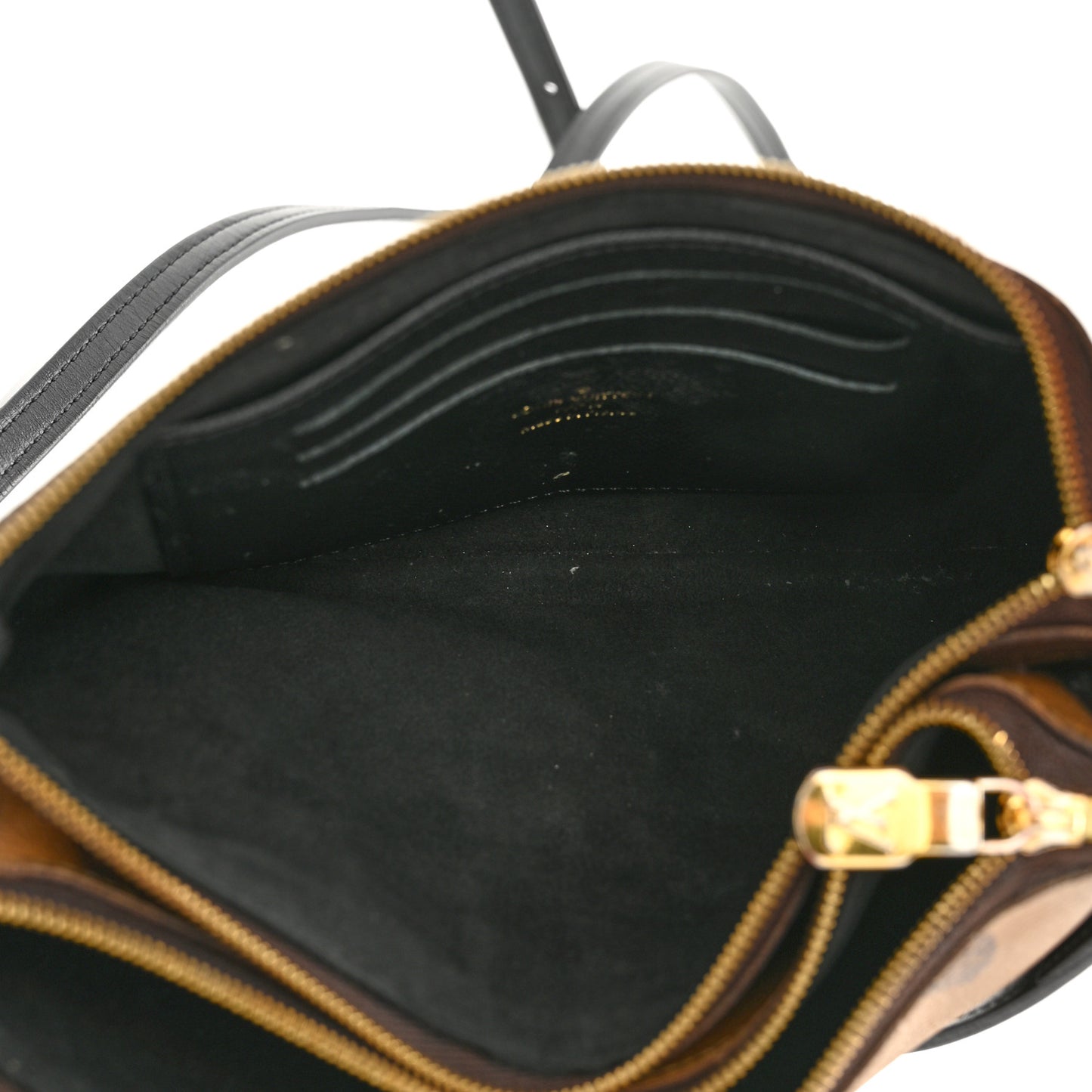 Reverse Monogram Giant Double Zip Pochette